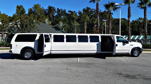 St Augustine White Excursion Limo 
